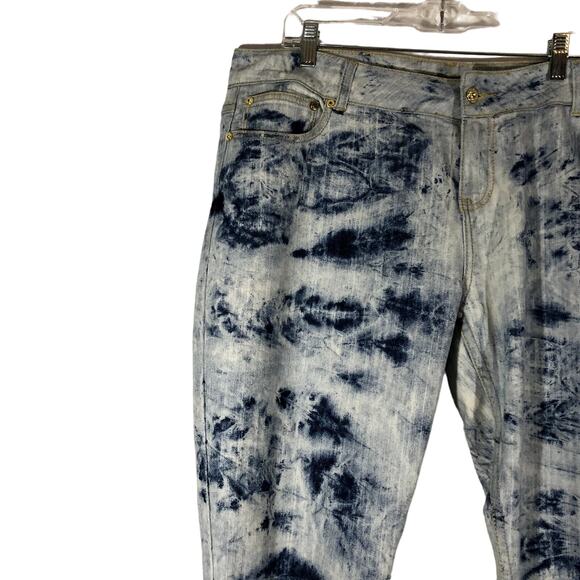 Coogi Women's Capri Jean Pants Size 20W Tie Dye = V - Picture 9 of 11